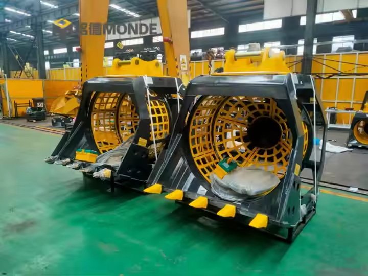 Rotary Screening Bucket High Quality Custom Excavator Soil Screening Bucket MSB08 - 图片 2