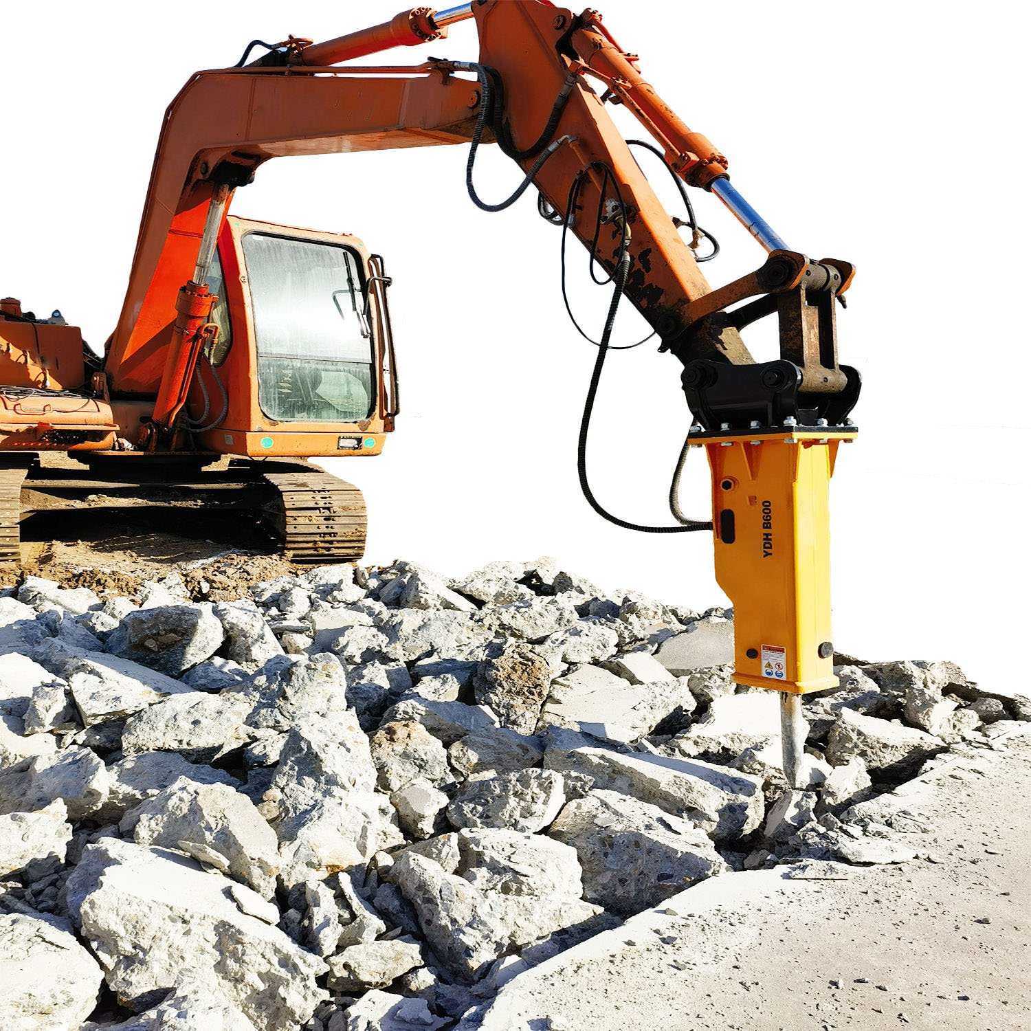 YDH-B400 Excavator Backhoe Loader Hydraulic Hammer for Sale - 图片 4